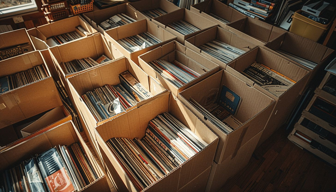 Guide pratique pour choisir des cartons de déménagement adaptés aux livres et vinyles